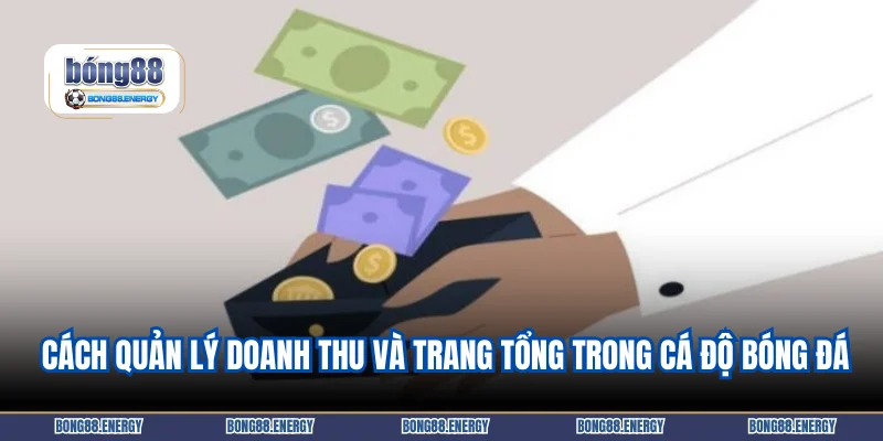 Áp dụng cách quản lý doanh thu và trang tổng trong cá độ bóng đá