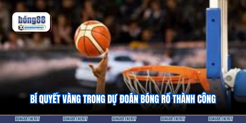 Bí quyết vàng trong dự đoán bóng rổ thành công