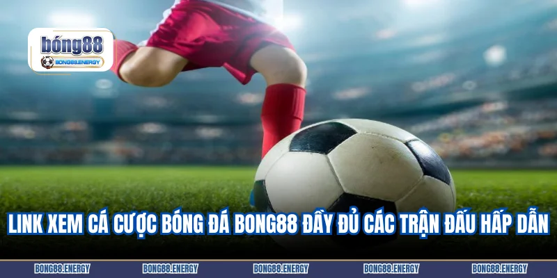 Link xem cá cược bóng đá Bong88 đầy đủ các trận đấu hấp dẫn