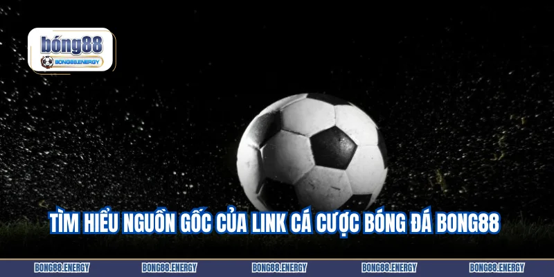 Tìm hiểu nguồn gốc của link cá cược bóng đá Bong88 