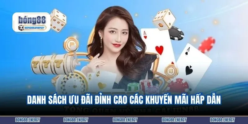 Danh sách ưu đãi đỉnh cao các khuyến mãi hấp dẫn